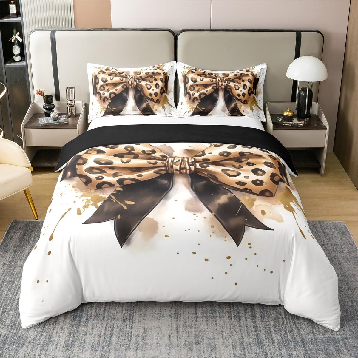 Housses de Couettes Léopard pour créer une ambiance safari cosy dans votre chambre