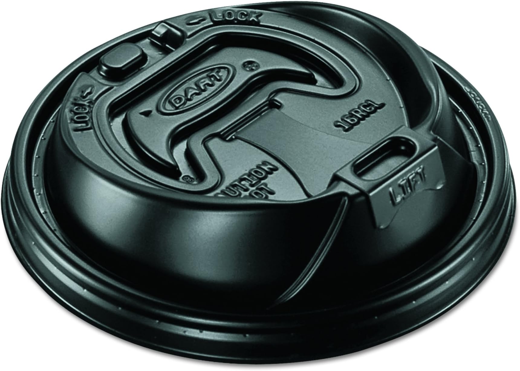 DCC16RCLBLK - Dart Recloseable Lid