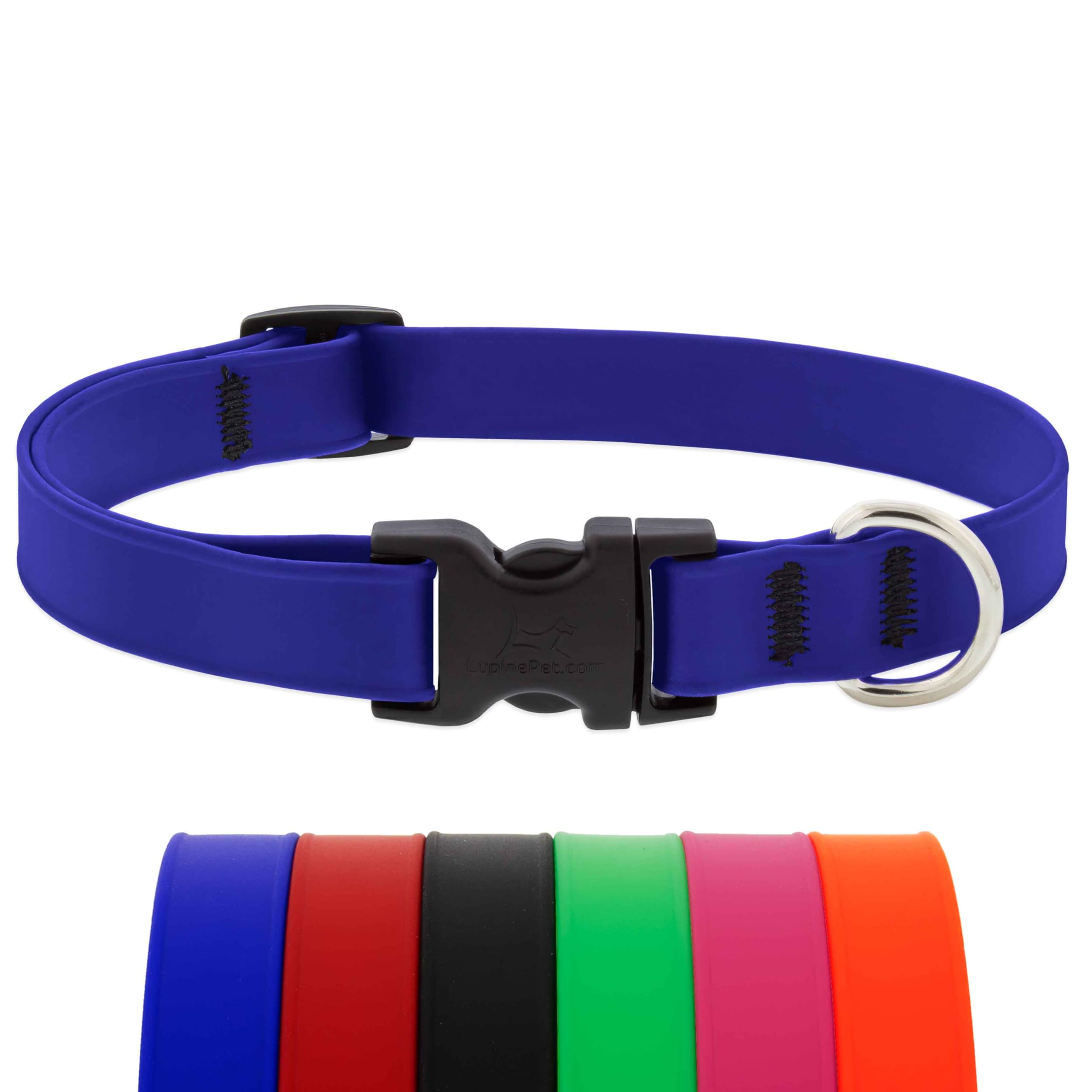 Collier imperméable chien taille moyenne grand LupinePet BioThane M