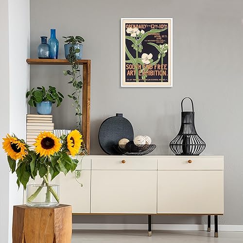 Miniatura 5 de Vintage South End Free Art Exhibition Posters Minimalismo Room Estética lienzo arte de pared Floral Green Plantas Exhibición Impresiones pintura