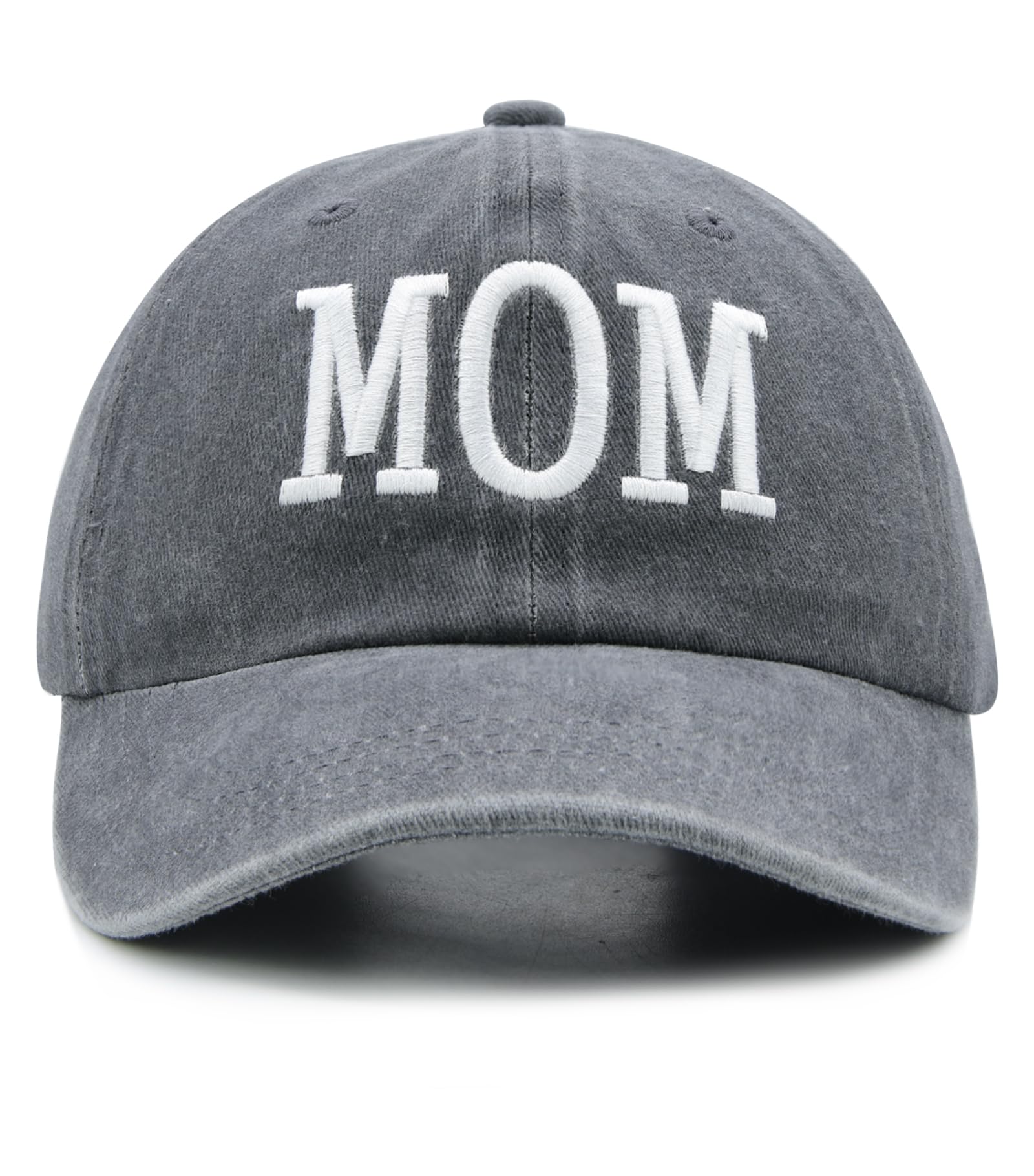 Wodeal Mom Hats with Gift Box for Women, Adjustable Embroidered Mama Baseball Cap, Mom Gifts for Mother Wife
