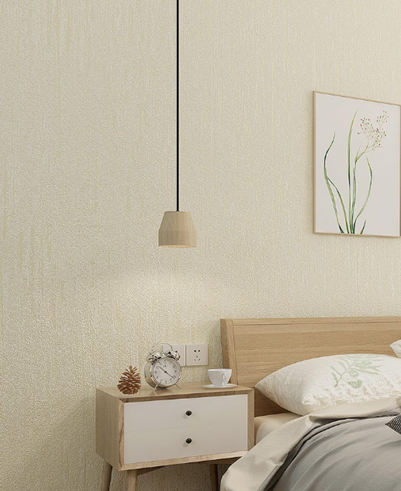 Europäische Geometrie Vliestapete, Modern Elegance 3D fürs Schlafzimmer