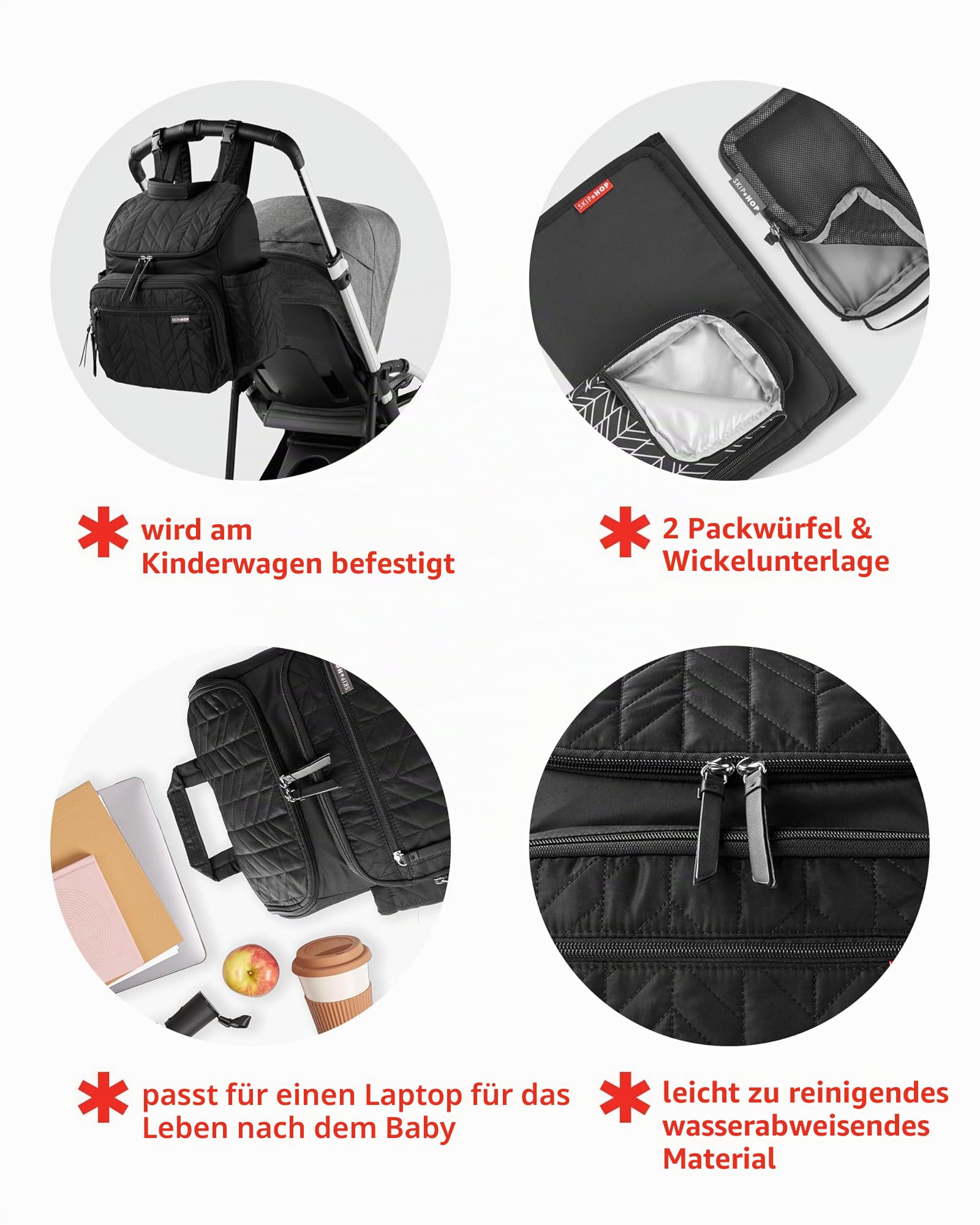 Skip Hop 203100 Forma Backpack, schwarz