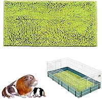 Vista 13 de Oncpcare Forro de Conejo para Cobayas, Almohadillas Lavables para Orina Reutilizables, Tapete de Entrenamiento para Cobayas, Ropa de Cama