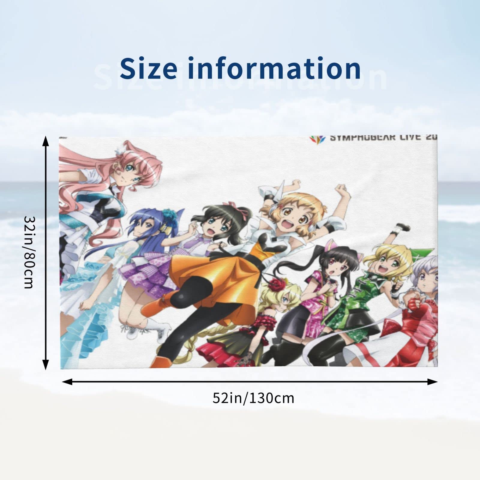 Amazon.co.jp: 戦姫絶唱シンフォギア 立花響 風鳴翼 ビーチタオル バス