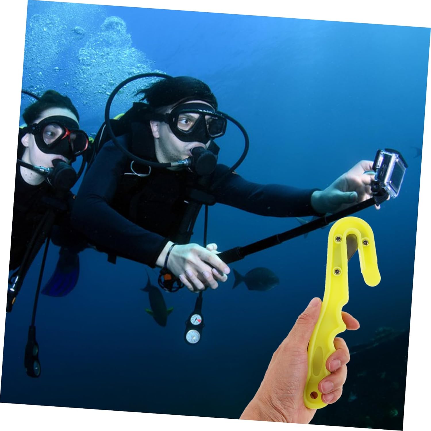 Outanaya 1set Portable Diving Wire Cutter Lightweight Rescue Rope Cutter for Underwater Use High and Material Essential Cutting Tool for Divers and Fishermen