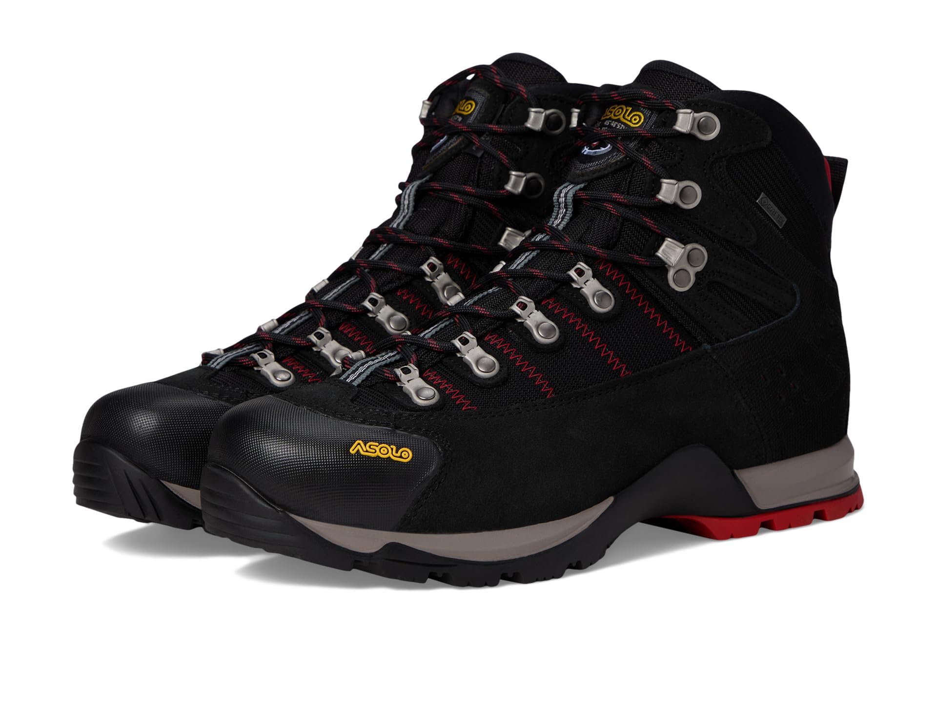 ASOLO Fugitive GTX MM Black/Red 8 D (M)