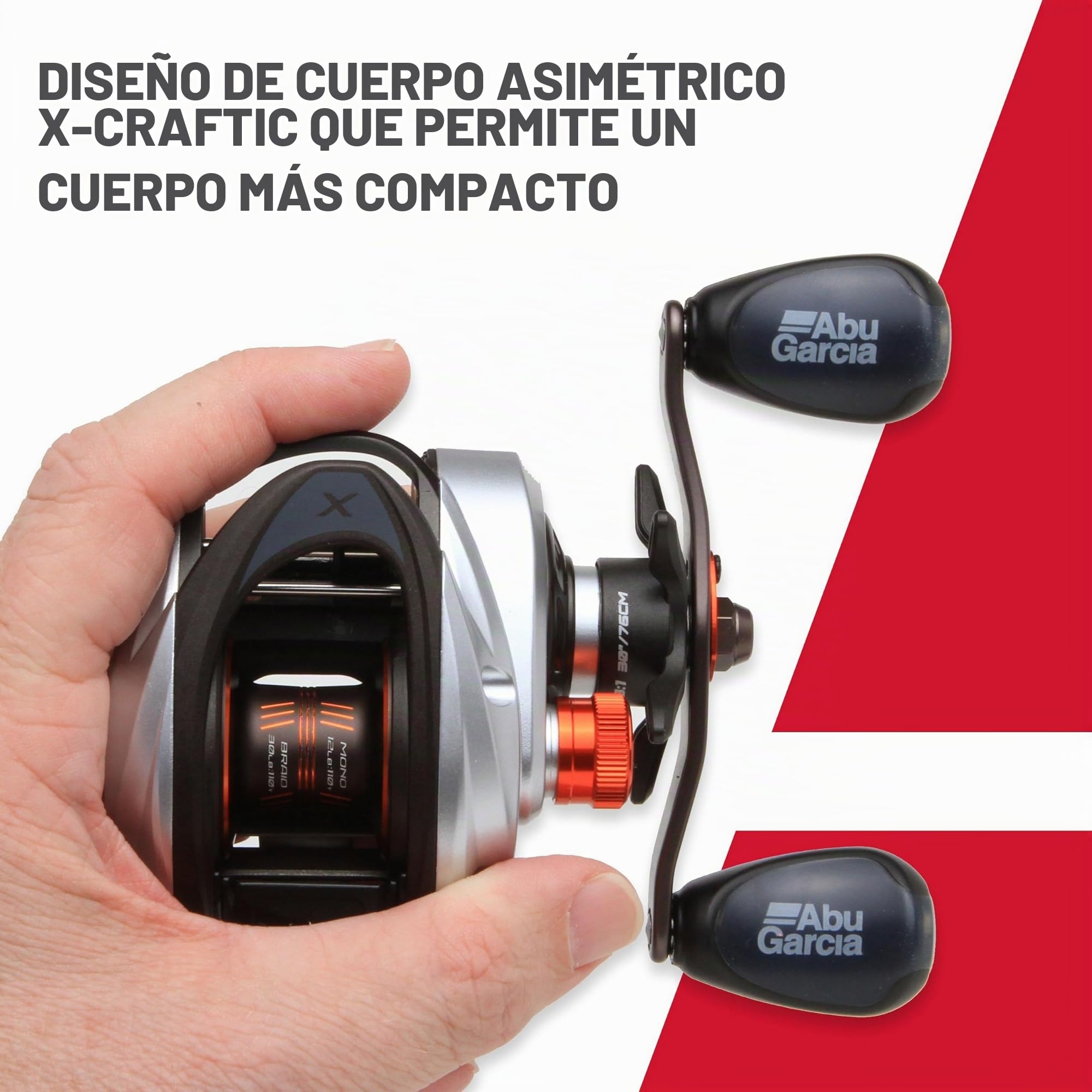 Abu Garcia Revo X - Carrete de Pesca de Perfil bajo