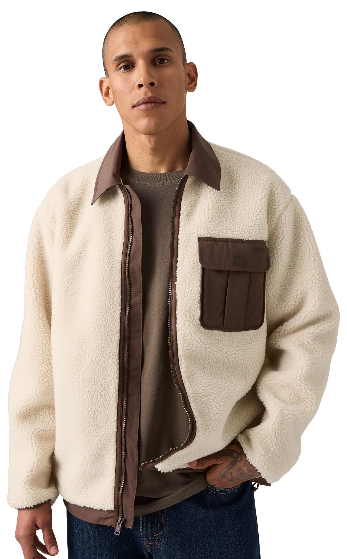 Levi's Joonie Sherpa Jacket Chaqueta Hombre (Pack de 1)