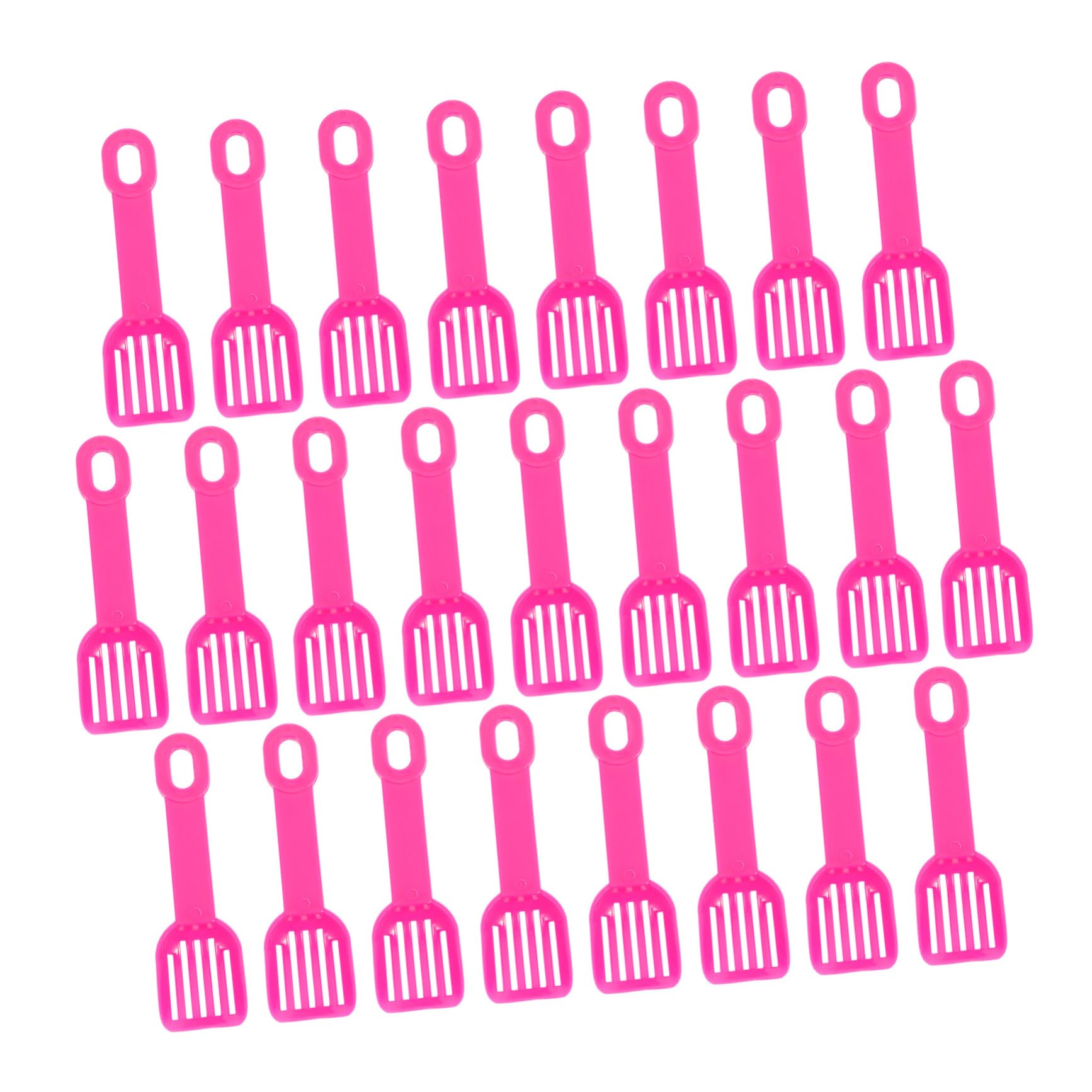 SUPVOX Practical Pet Accessory 25pcs Cat Litter Scoop Household Litter Shovel Quality Pc Material No Odor
