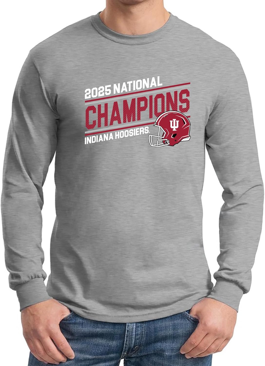 UGP Campus Apparel NCAA University 2025 Football Champions Action Play Sports Team Long Sleeve