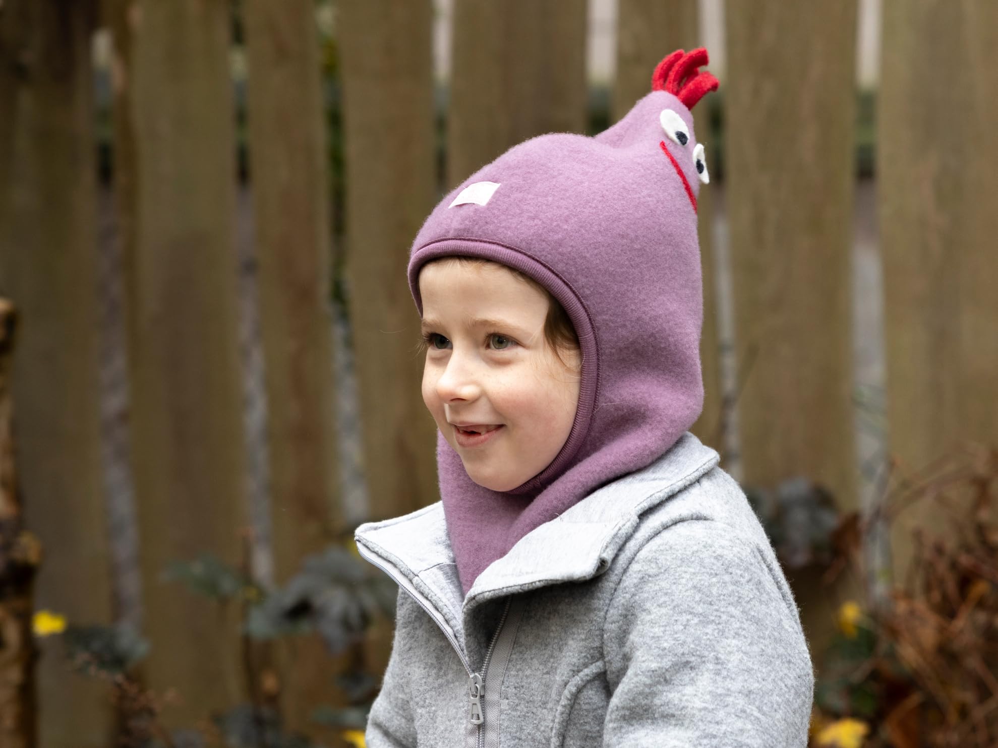 PICKAPOOH Cappello 100% lana MERINO Passamontagna Bambino Ragazza Bambini in pile inverno Max