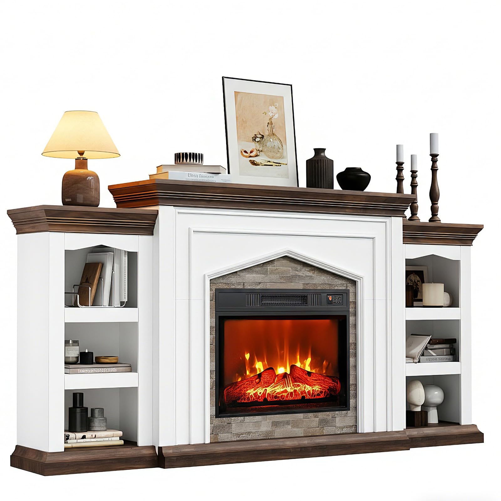 LGHM 80 Inch Farmhouse TV Stand
