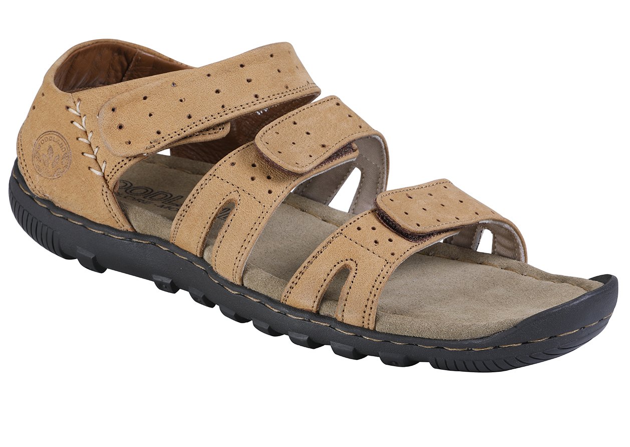 Woodland Men's Camel Leather Sandal -(OGD 0823110)