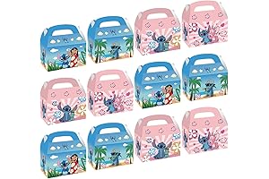 GeRRiT 12Pcs Stitch Party Candy Box Gift Bags