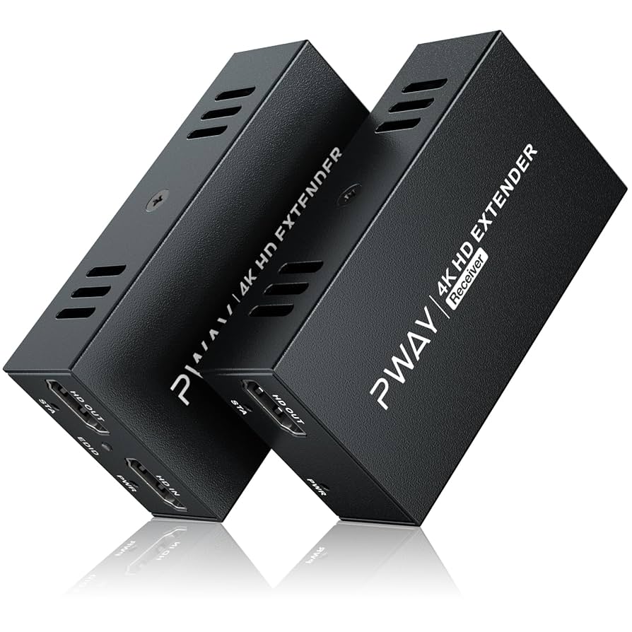HDMIエクステンダー 4K @ 60Hz Amazon.com: HDMI Extender 4K@60Hz, HDMI Extender Over Cat5e
