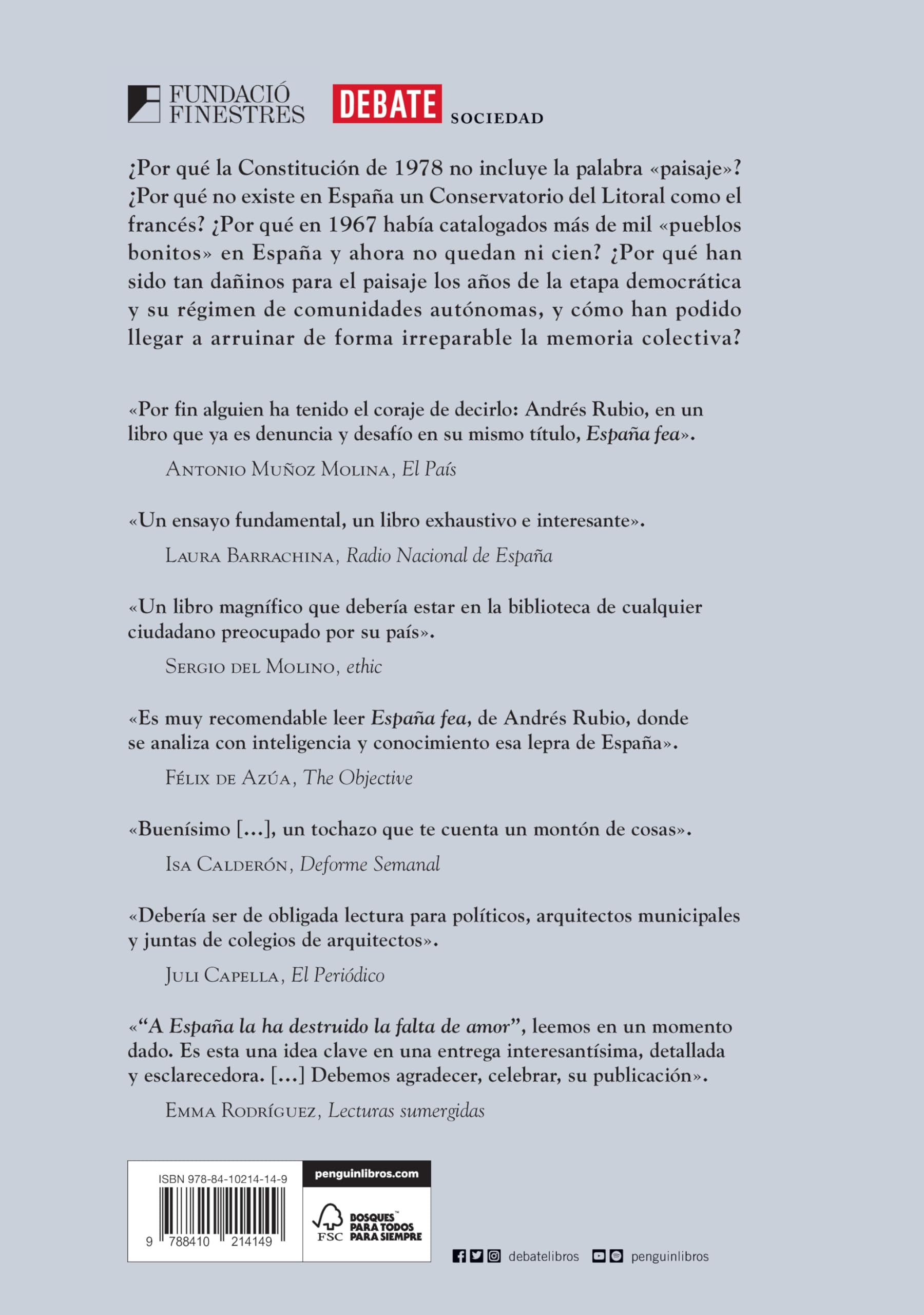 España fea (edición ilustrada 2024): El caos urbano, el mayor fracaso de la democracia (Sociedad)