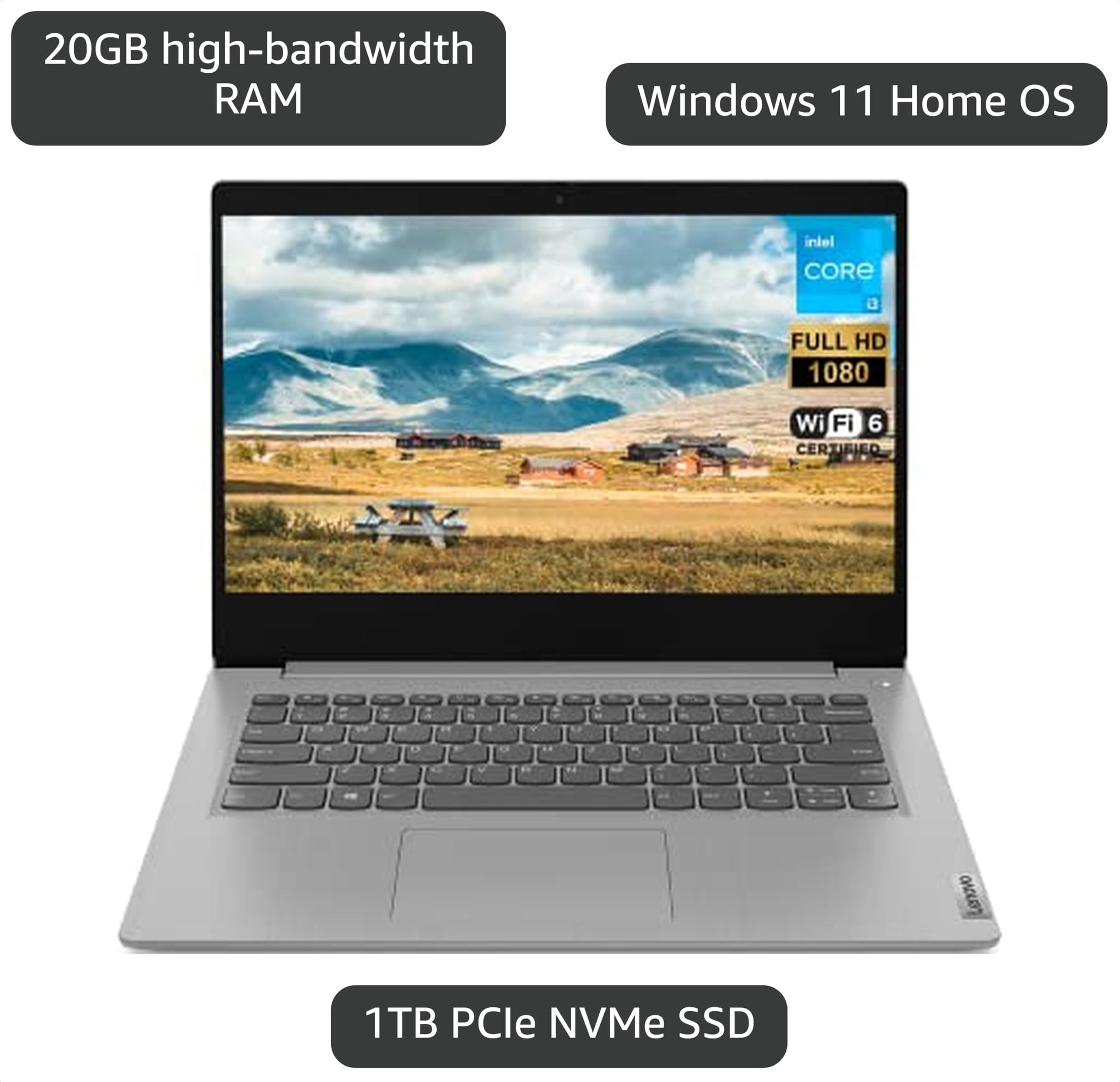 Amazon.com: Lenovo IdeaPad 3i 14 Laptop, Student and Business, 14