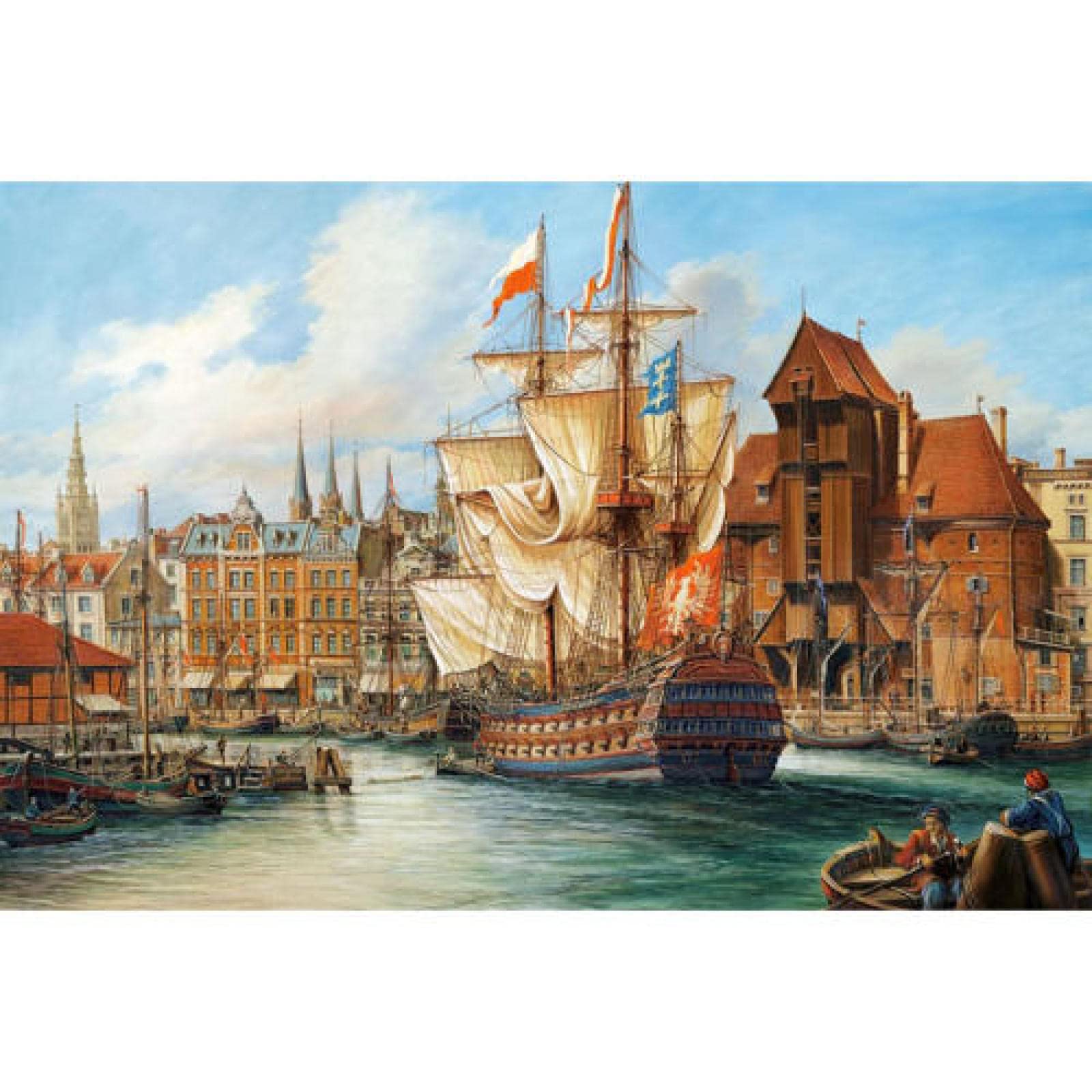 Diamant peinture plein voilier 5d mosaïque strass mural