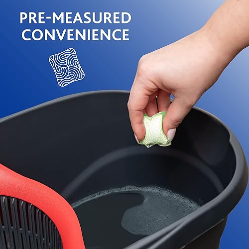 Miniatura 5 de O-Cedar EasyWring RinseClean - Sistema de limpieza de suelos de microfibra giratoria y cubeta y limpiador de suelos duros PACS, aroma cítrico