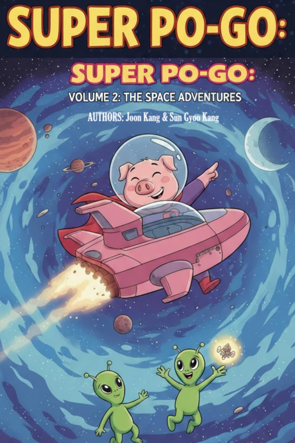 Super Po-Go in Space 2: Our second Super pig hero in space adventure
