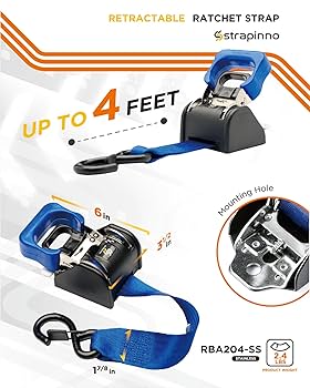 Amazon.co.jp: Strapinno ステンレススチール 格納式ラチェット