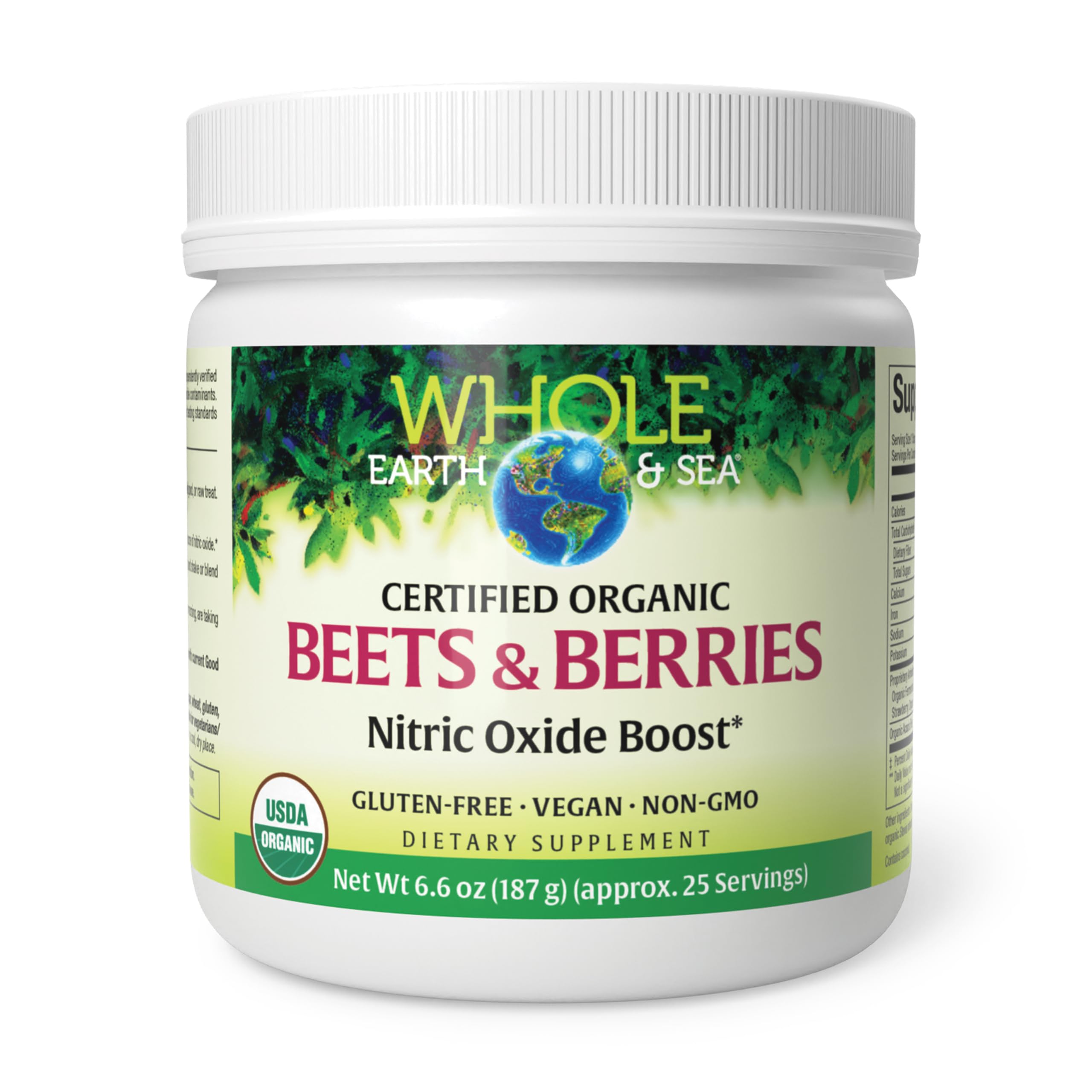 Natural Factors Beets & Berries Nitric Oxide Boost*, 6.6 oz (25 Servings)