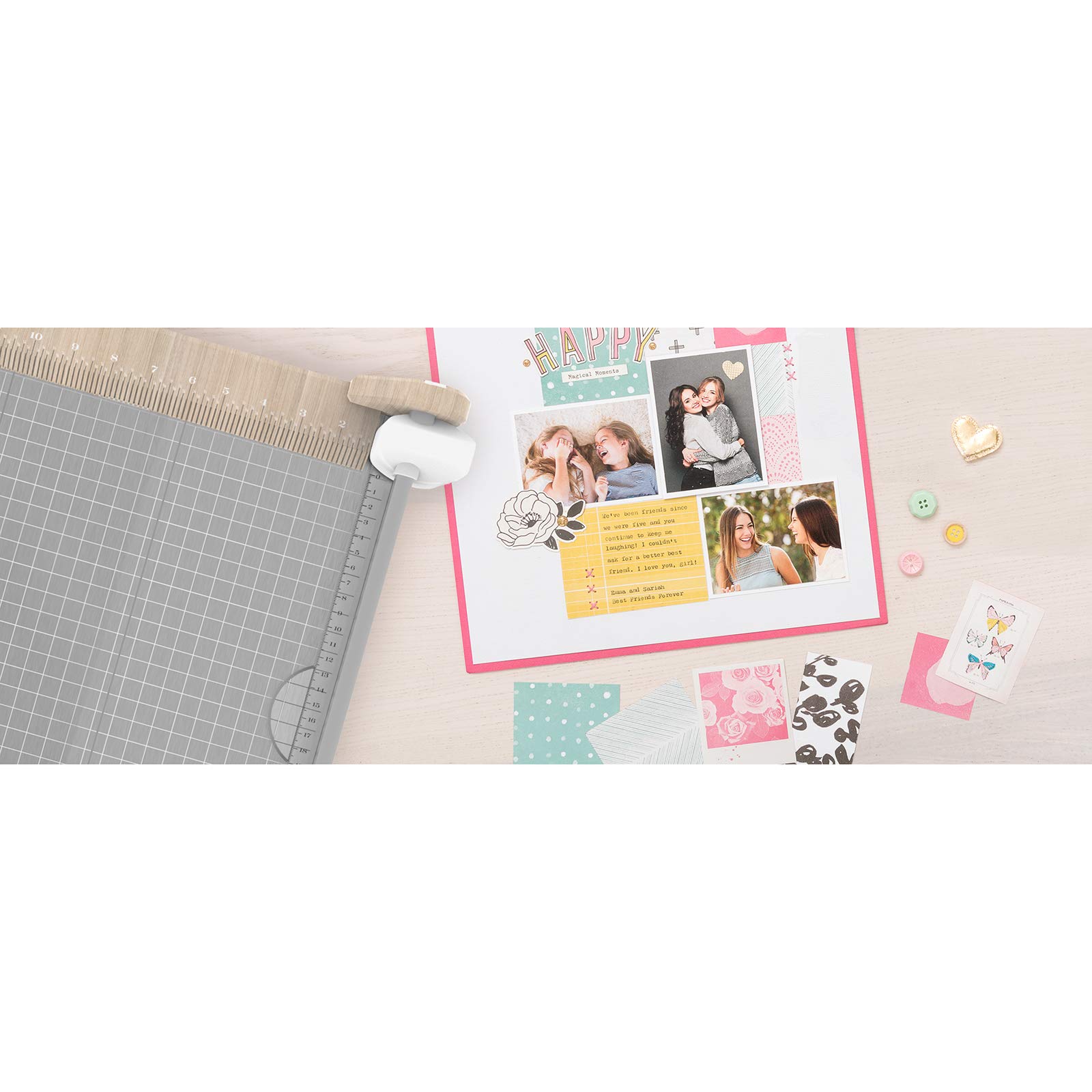 American Crafts We R Memory Keepers Premium trymer do papieru, wielokolorowy