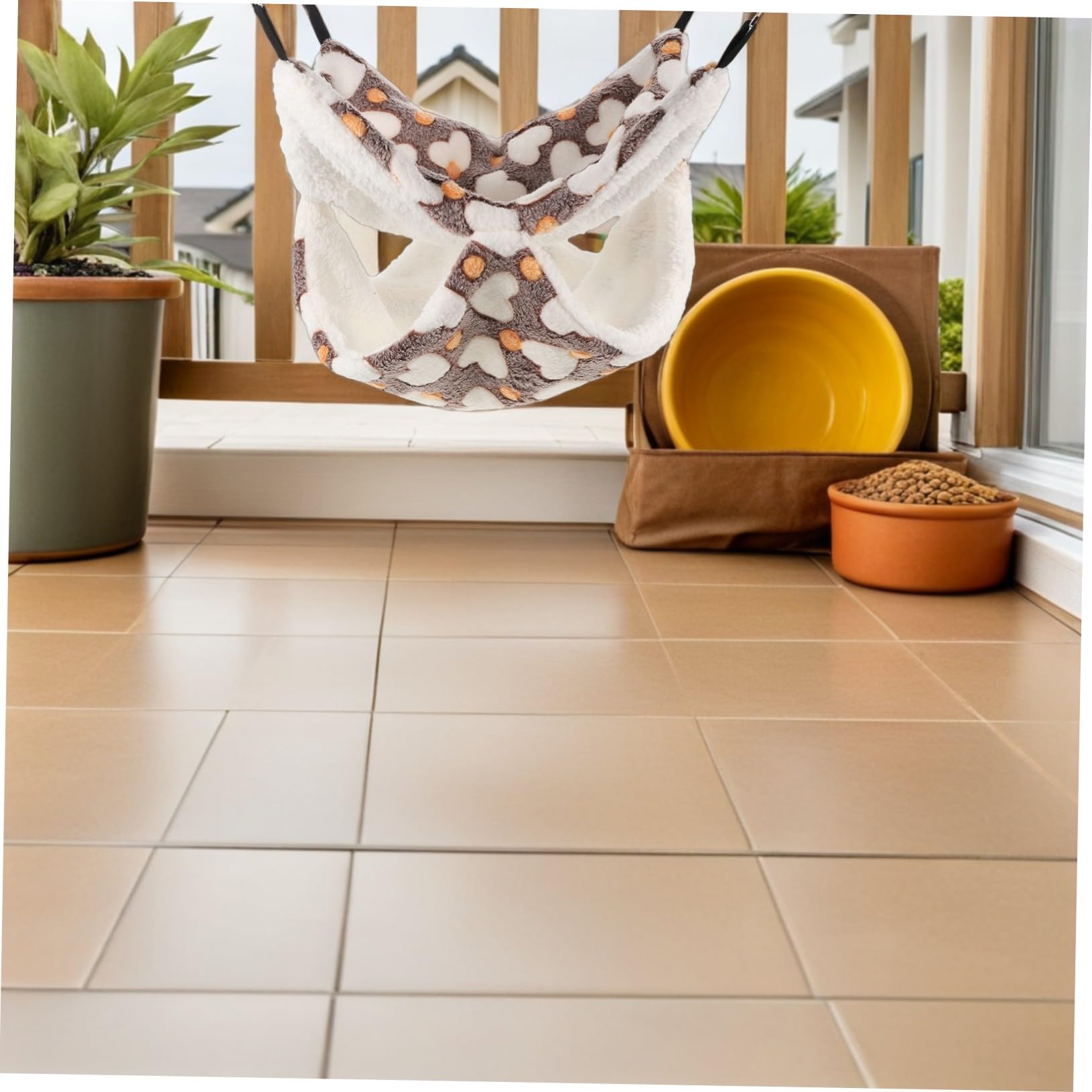 Toddmomy 3pezzi Cuccia Per Criceti Capanna Calda Per Piccoli Animali Tunnel Per Topi Accessori Per Gabbia Per Furetti e Cincillà