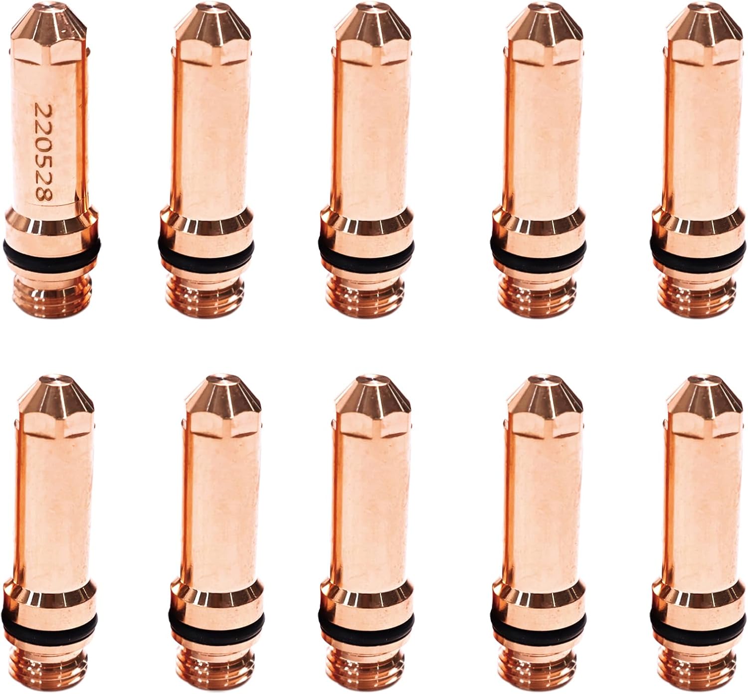 MAUTO 10pcs 220528 Plasma Cutting Electrode 45A Air-45A N2-50A Air-50A