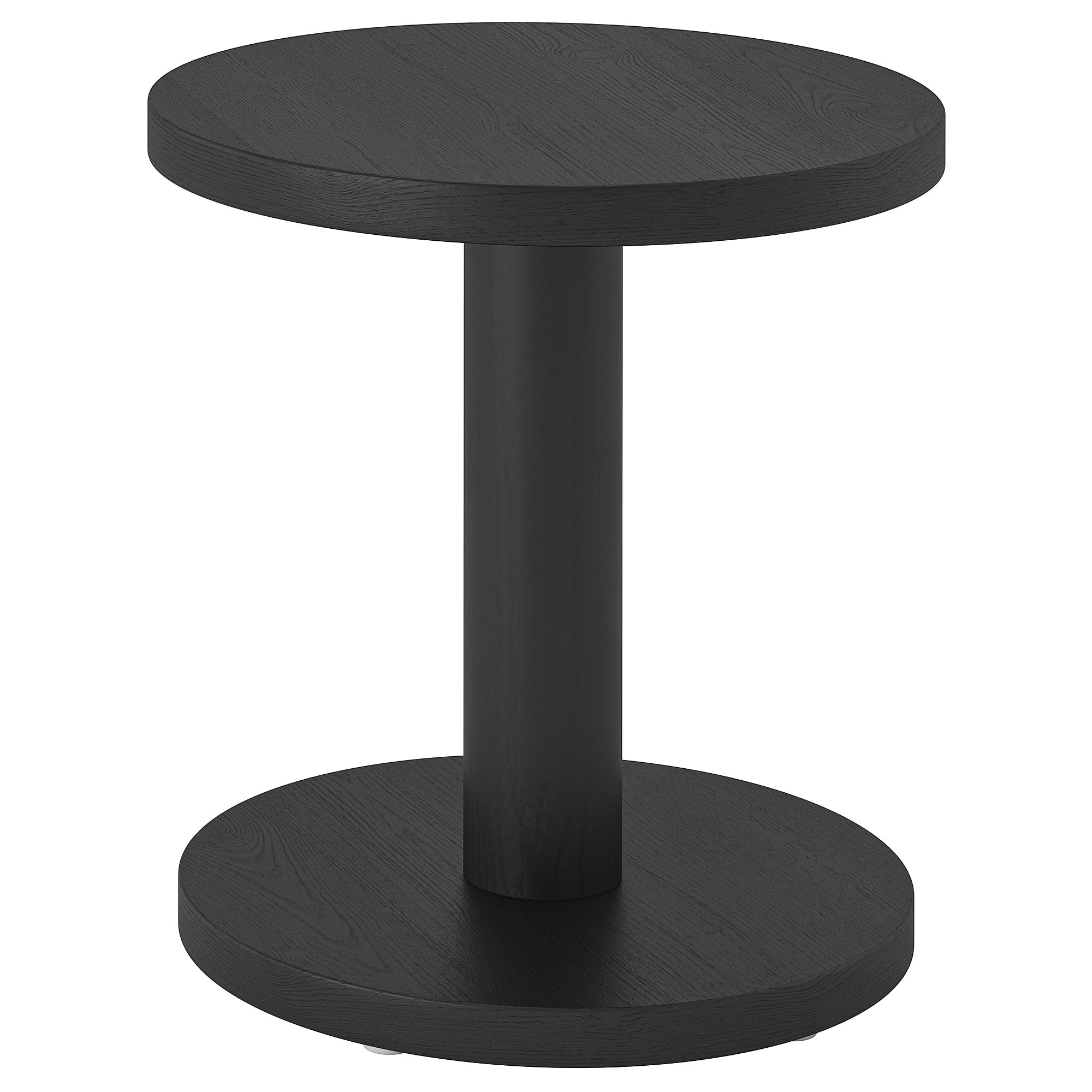 Table d'appoint en placage pin noir STOCKHOLM 2025 au design minimaliste