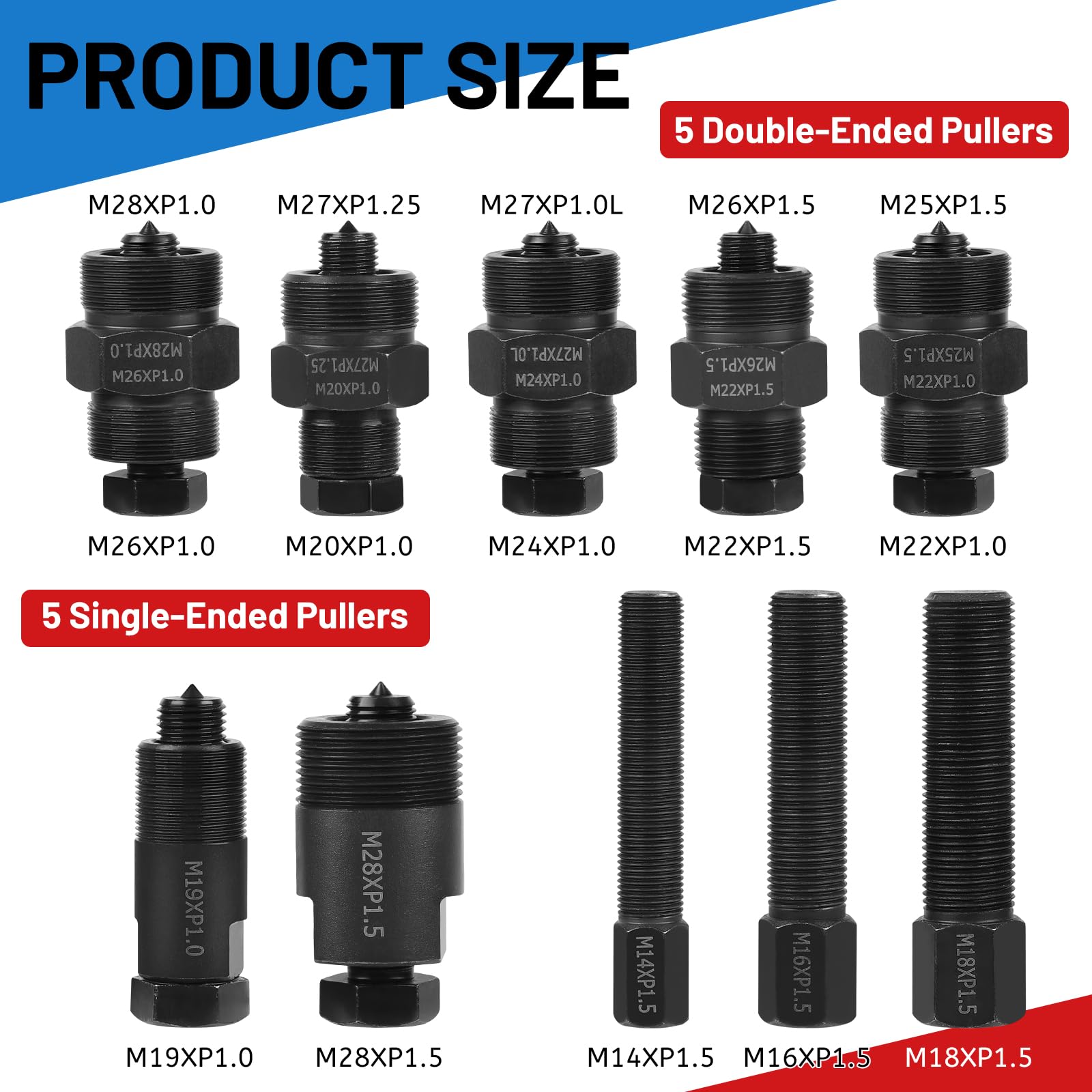 LALAGO 10 Pezzi Estrattori per Volano Motor, Estrattore Volano, Estrattori per Ruote Magnetiche, Utensili per Cuscinetti pour Scooter/Roller Moto e ATV compatibile con Kawasaki Yamaha Honda e Suzuki