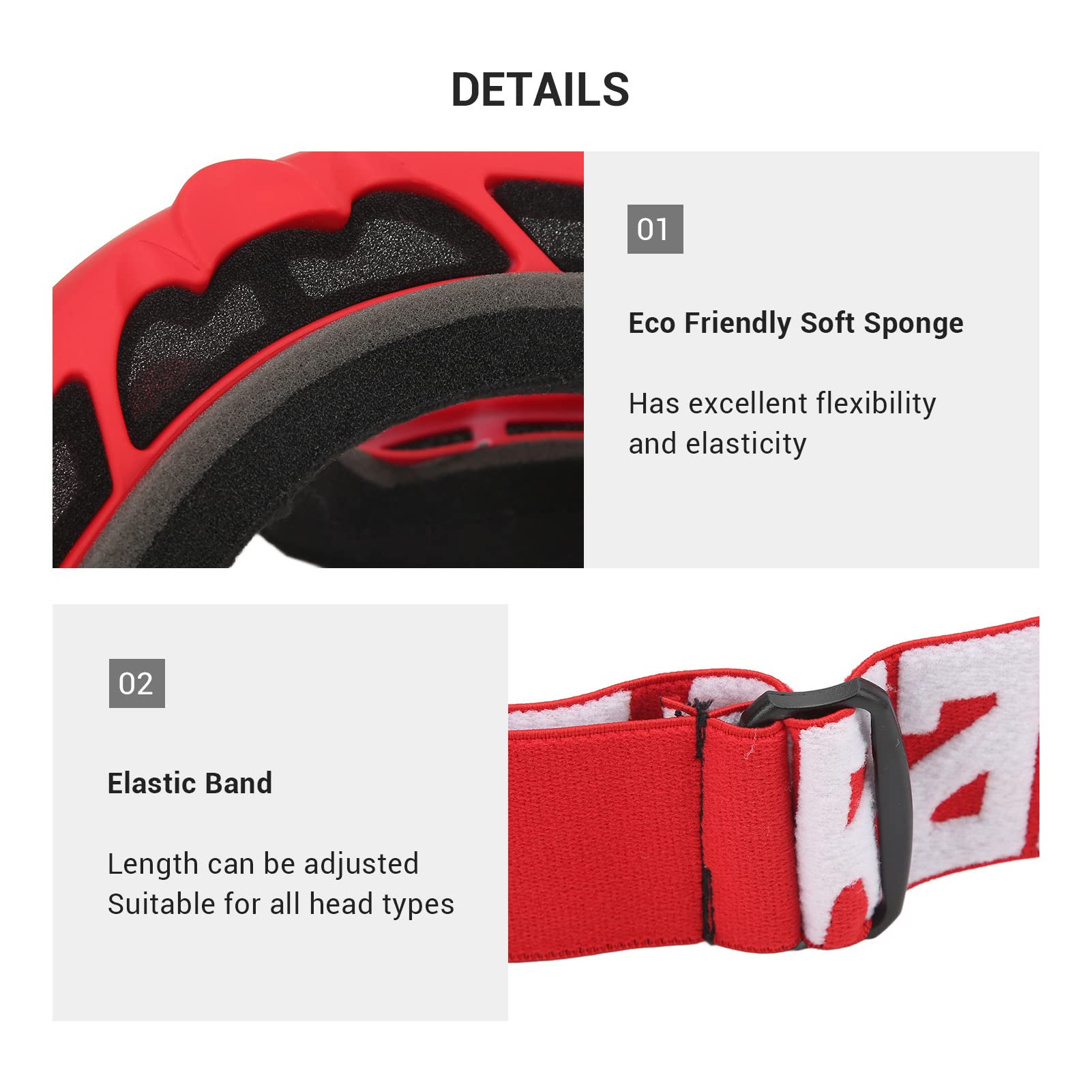 Gafas De Moto Cross Transparentes Con Marco Flexible De TPU – Antirrayas Y Ajustables Para Adultos