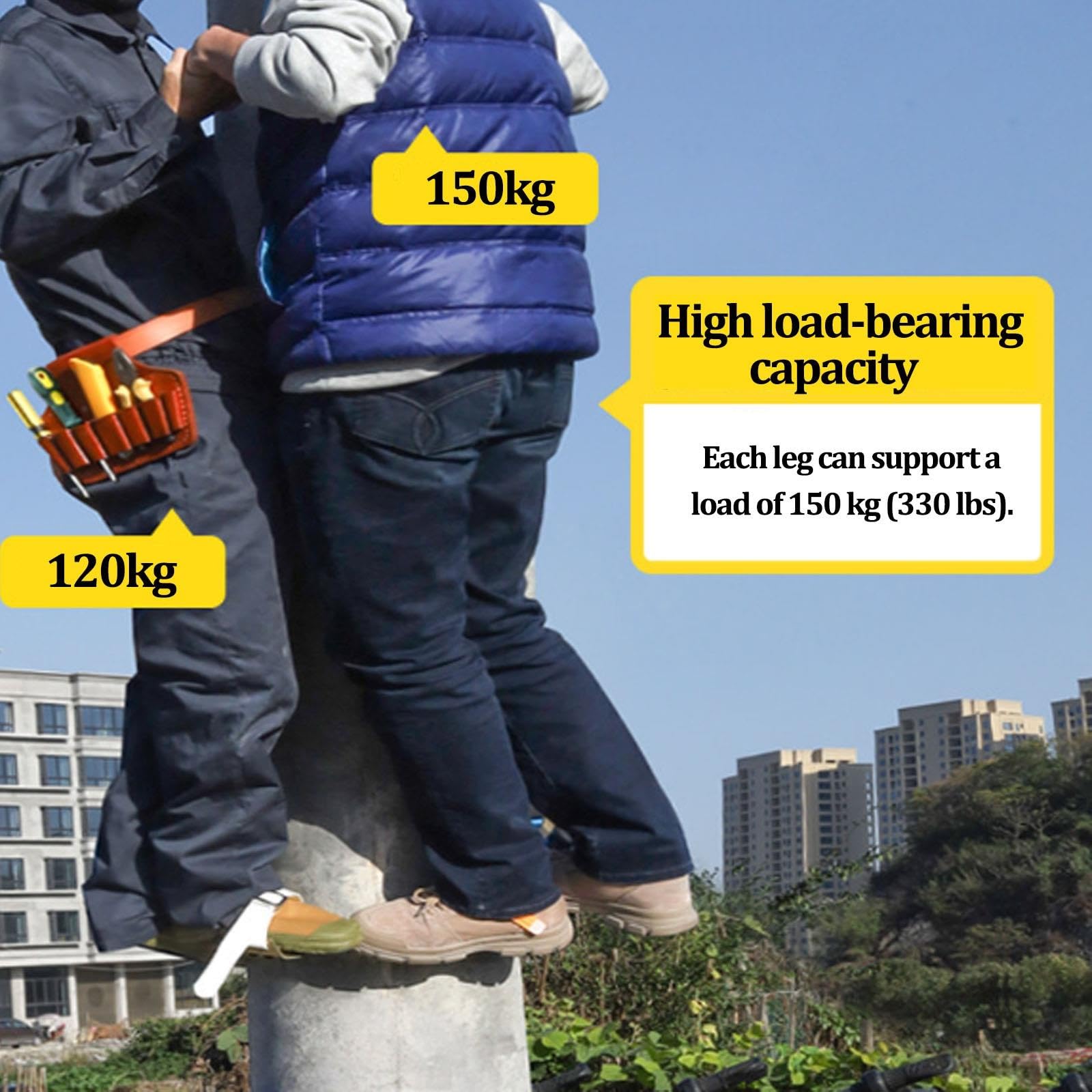 Steigeisen für Betonmasten, Kletterausrüstung für Elektriker
