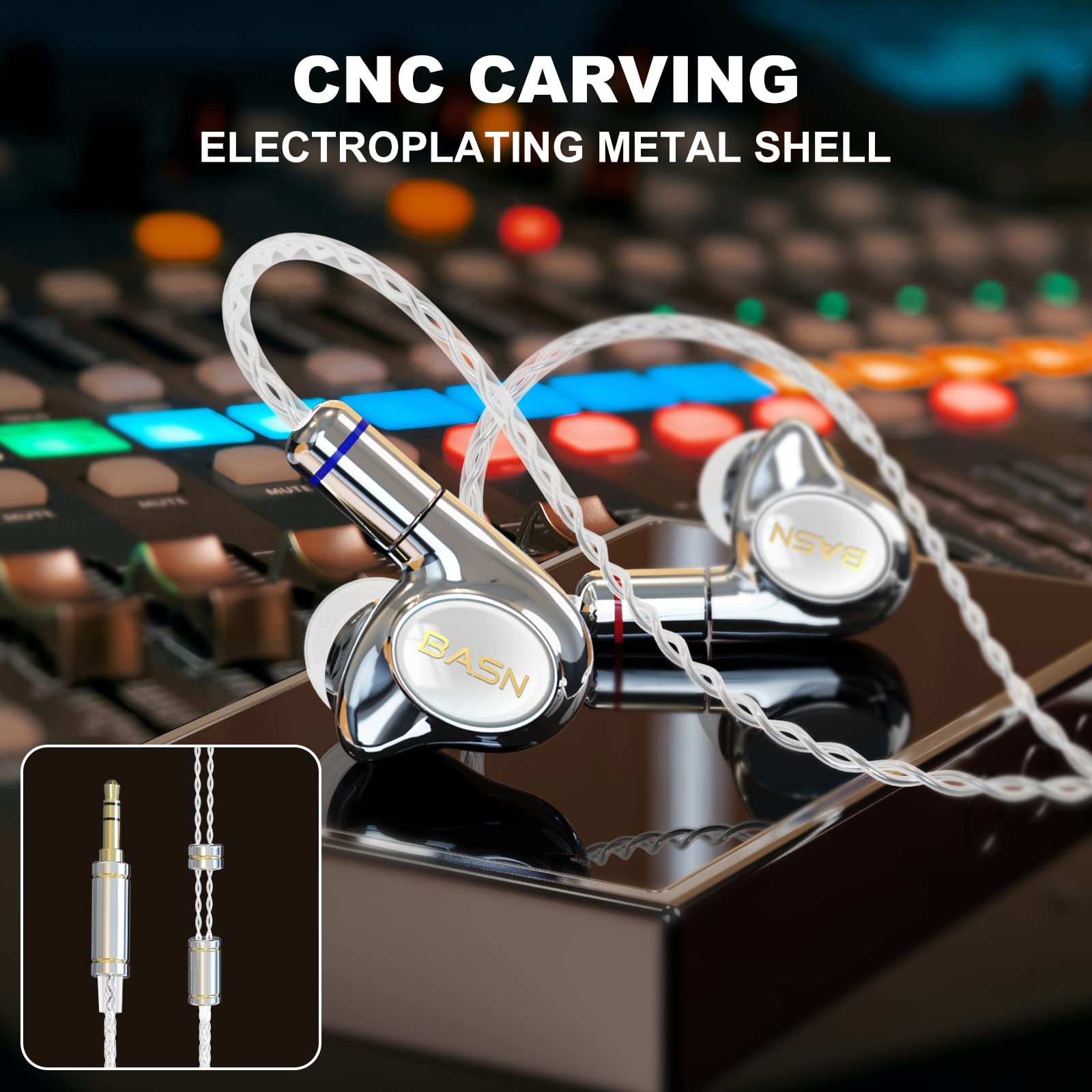 BASN Metalen PRO 4 Drivers In-Ear Monitors - Dettaglio
