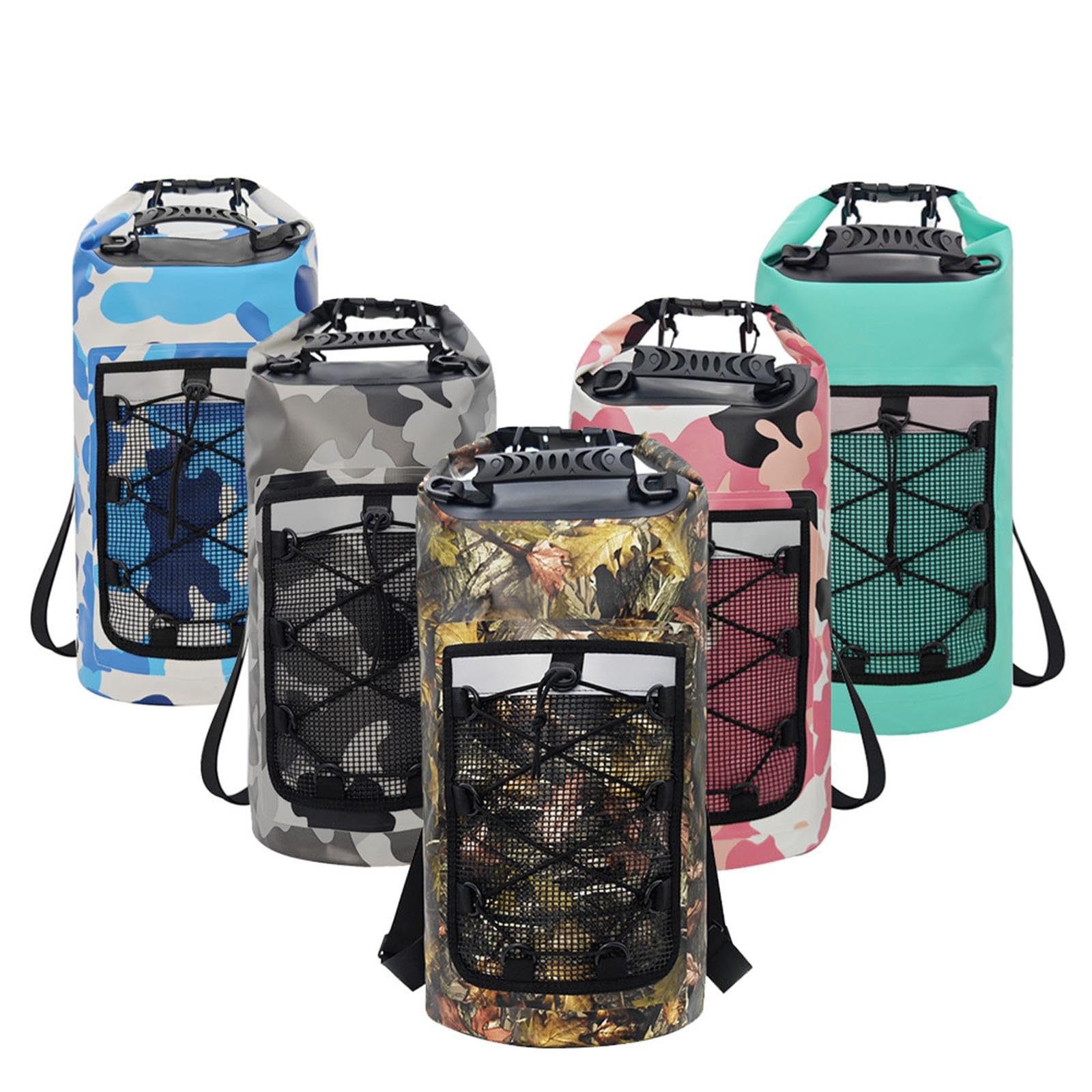 Bolsa Seca Impermeable, Multiusos con Asa, para Hombres Y Mujeres, Mochila Flotante, Bolsa de Almacenamiento para Navegación, Kayak,