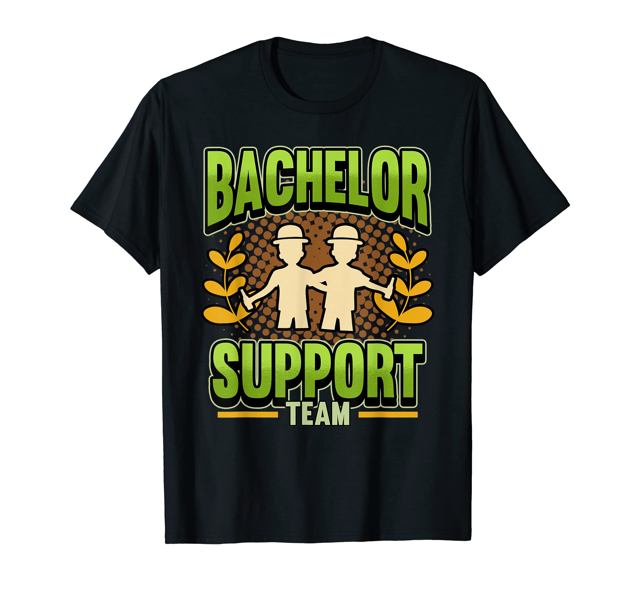 Bride Groom Married Bachelor GiftsBachelor support Team Groom T-Shirt