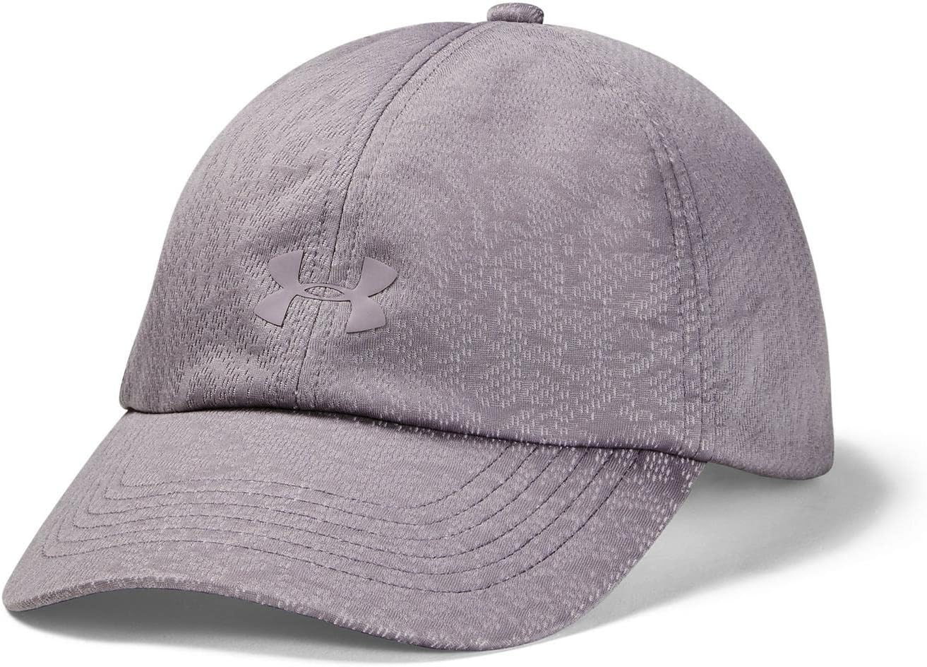 Under Armour Womens Jacquard PU Cap Baseball Curved Peak Purple One Size