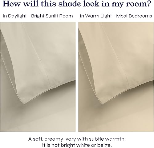 Miniatura 3 de California Design Den - Juego de sábanas de 500 hilos