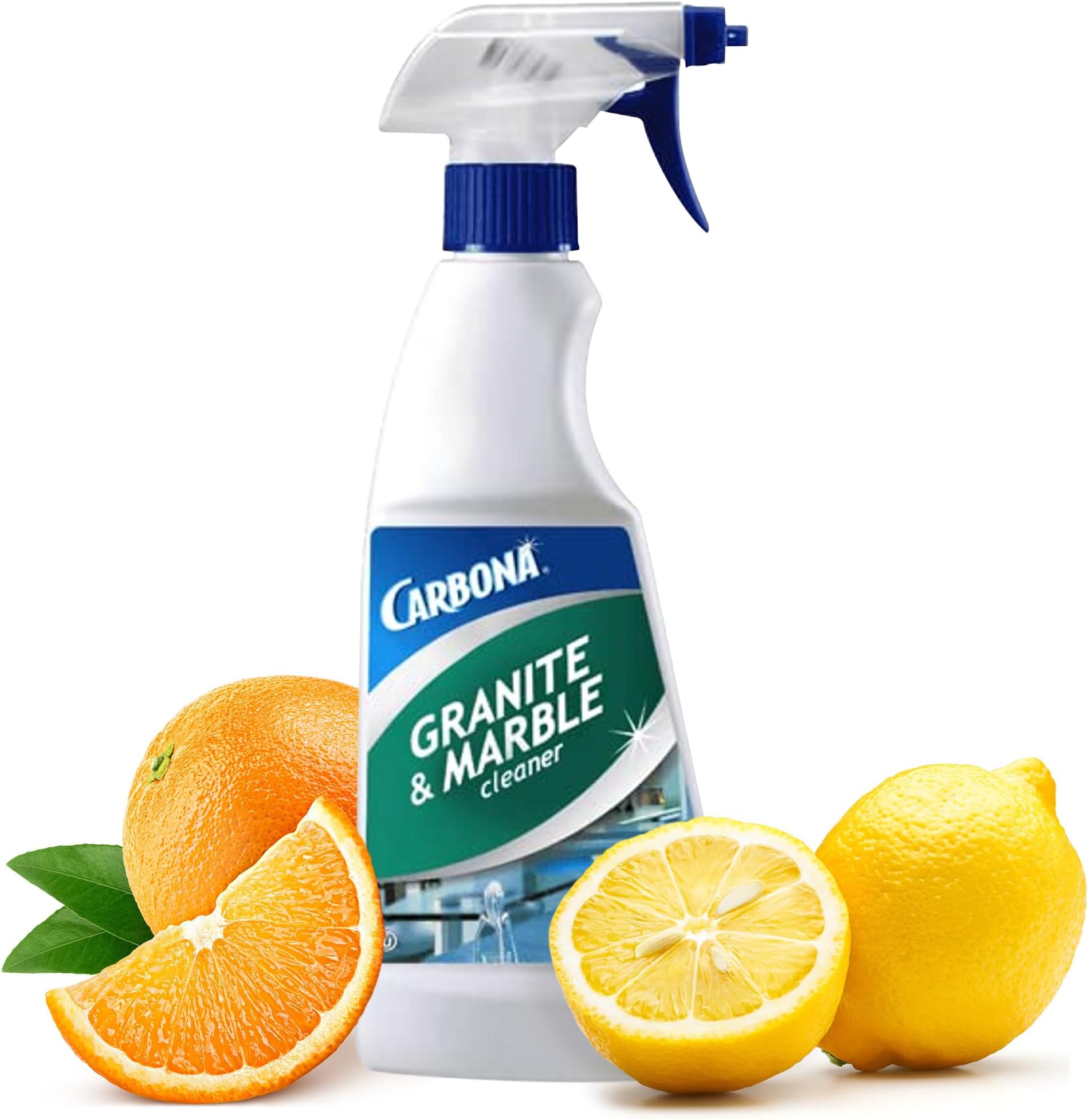 Carbona Granite & Marble Cleaner | Non-Abrasive Formula | Safe on Limestone & Corian | 16.8 Fl Oz, 1 Pack