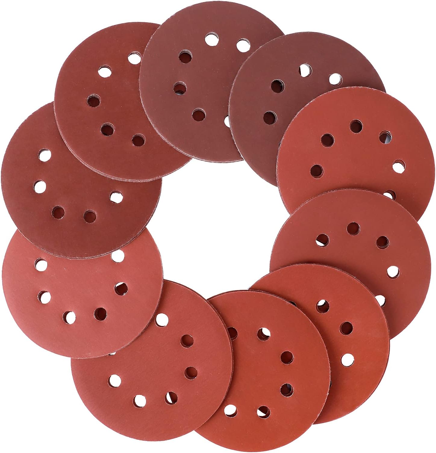 Coceca 120pcs 5 Inches Orbital High Grit Sanding Discs