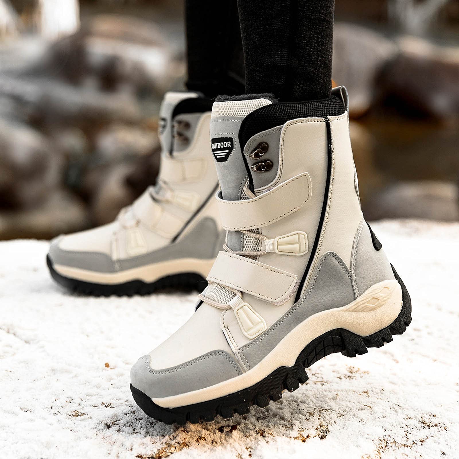 Femmes Bottes De Neige Botties De Cheville Chaudes Bottines Chaudes ImperméAbles Confortables Confortables AntidéRapant ImperméAble Botte Courte Confortable