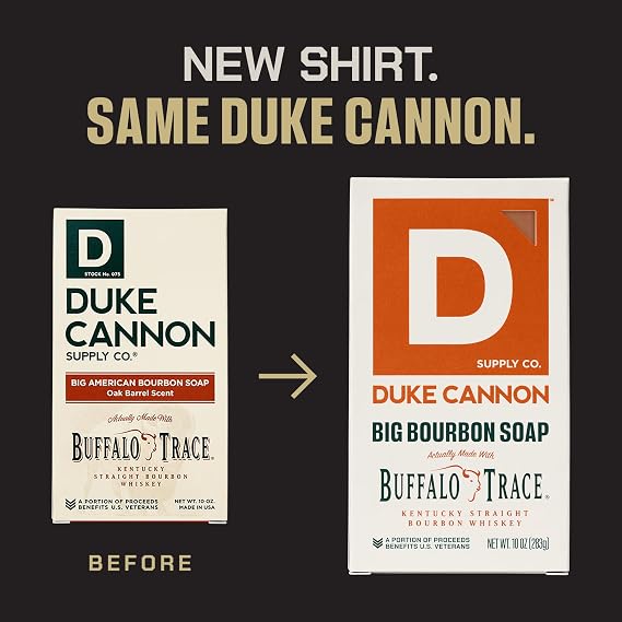 Duke Cannon Big American Bourbon Soap for Men, 10 oz 6-Pack