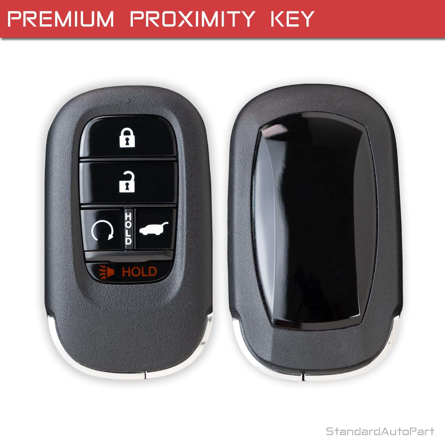 StandardAutoPart Telecomando intelligente per chiave auto compatibile con Honda Accord Civic CR-V HR-V 2022 2023 2024 KR5TP-4 72147-T43-A11 (5 pulsanti RS e Hatch)
