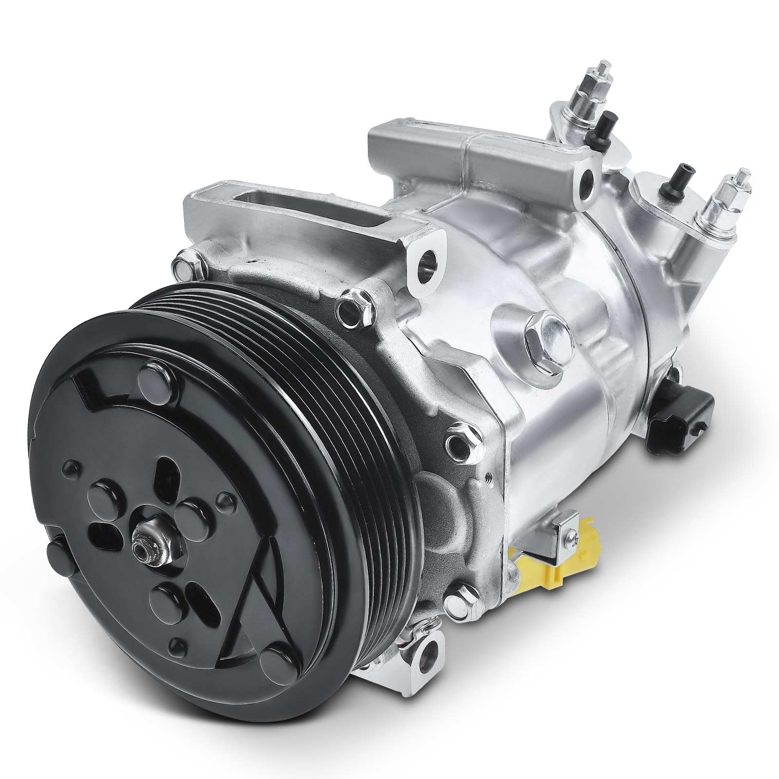Frankberg Compressore aria condizionata con frizione Benzina Compatibile con C3 II SC Berlingo B9 3008 0U 307 308 9651911480, compreso l'olio preconfezionato
