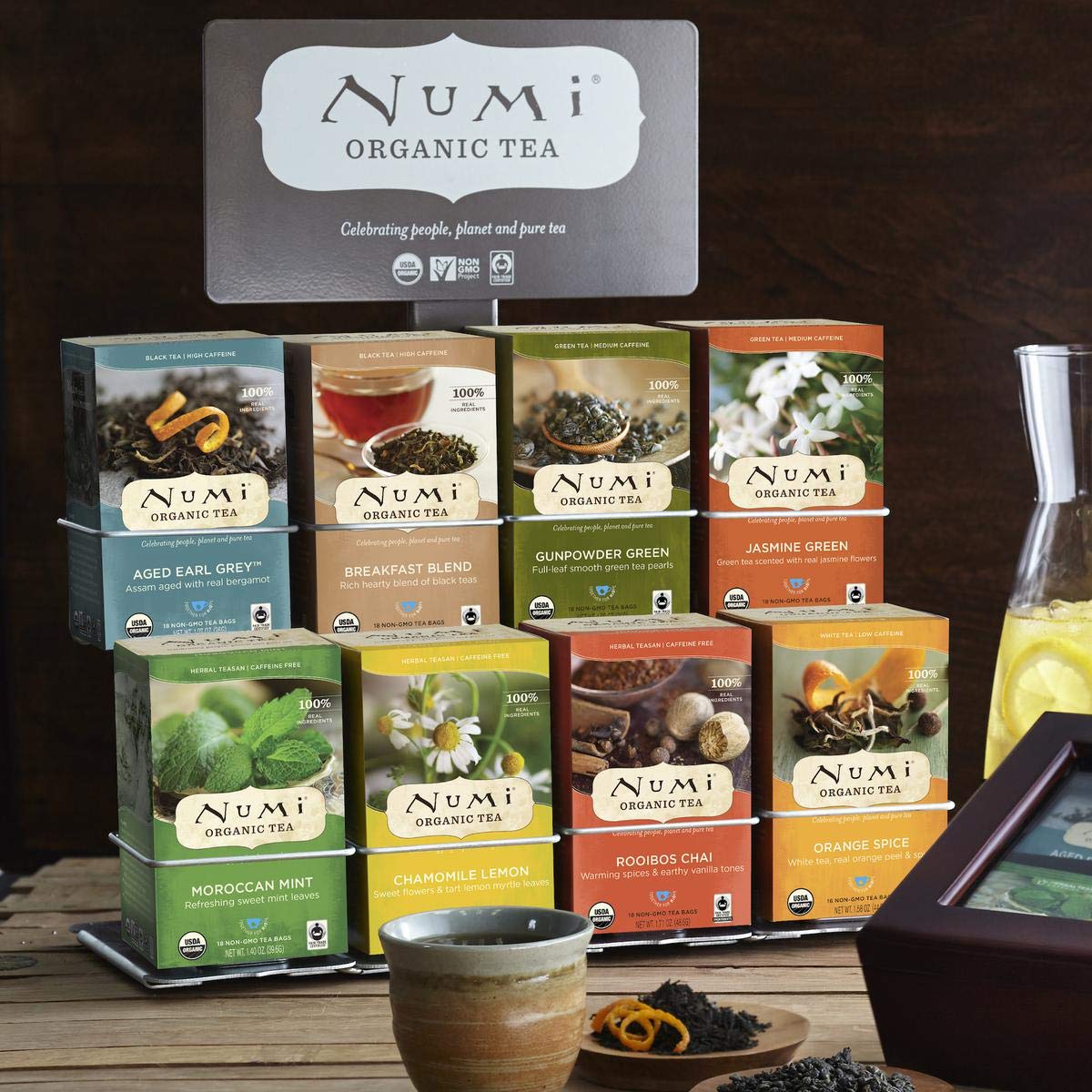 Numi Organic Tea Display Rack, 8 ct