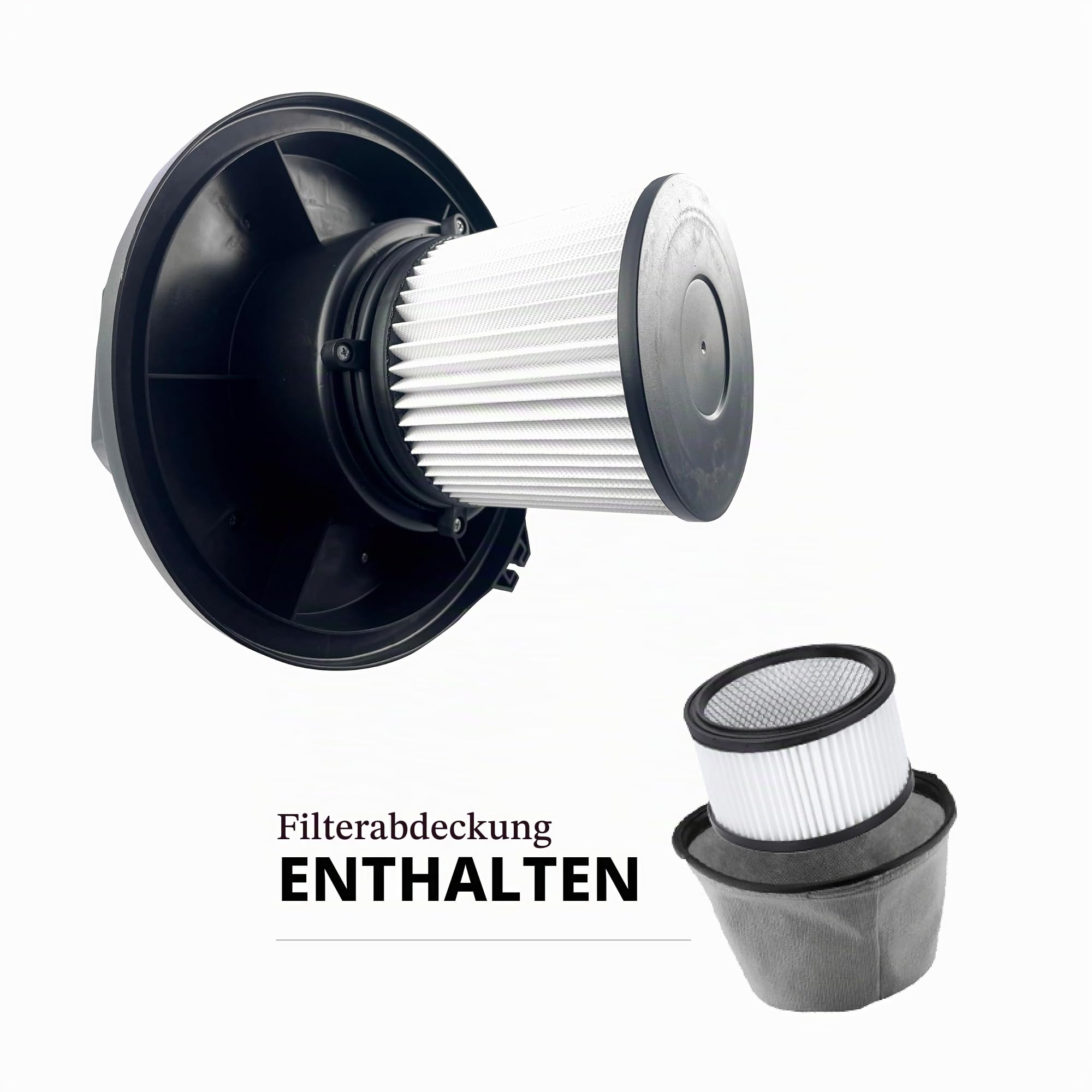 Bikain Nass- und Trockensauger 15L mit Blasfunktion 3-in-1