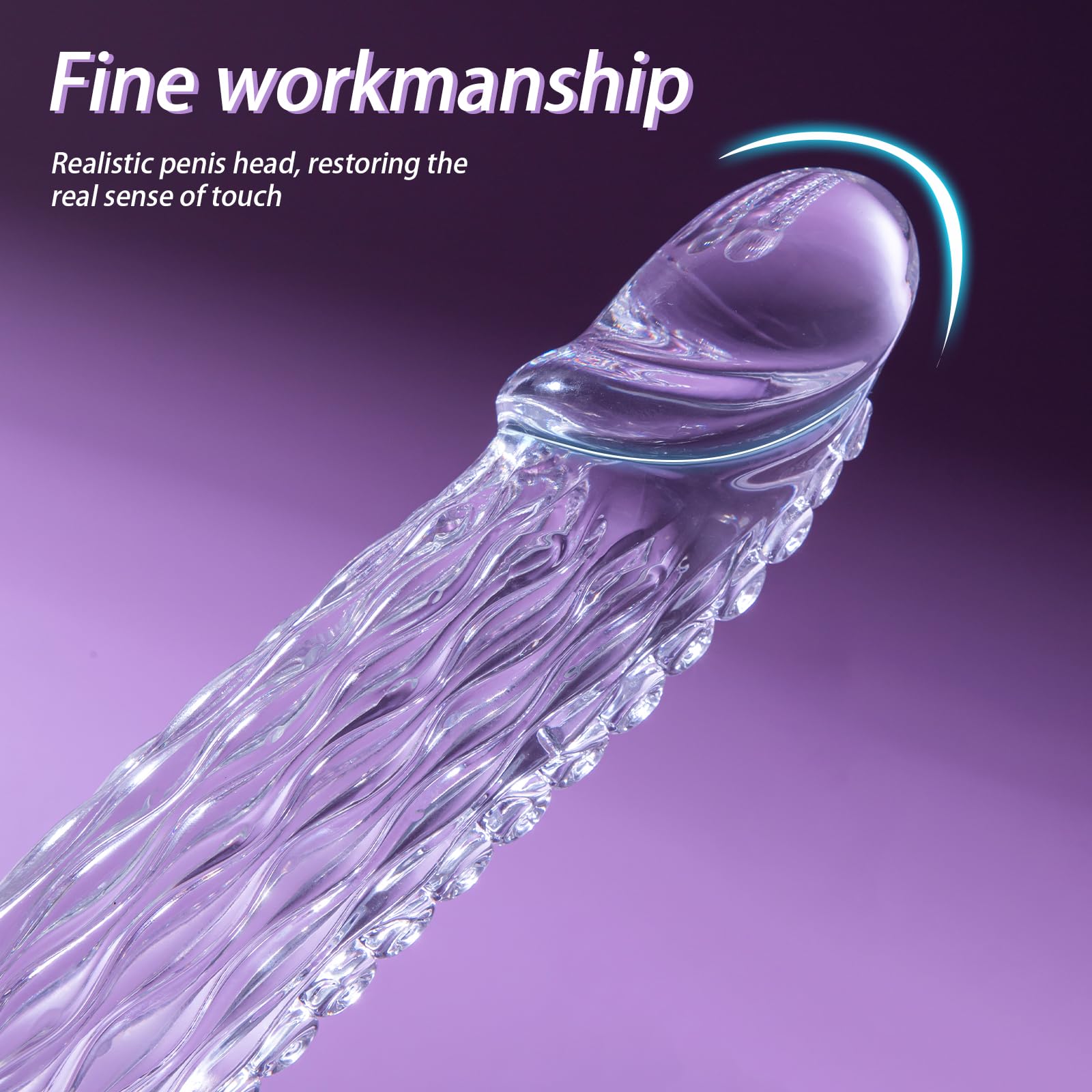 Anal Dildo Transparent Dildos,Neu Dildo 301mm mit Dildo Saugnapf,Analplug SM Sex Spielzeug Beide,Riesen Dildo xxl Diloschwanz für Frauen,Analdilos Herren Analkette Anal Toy (XL)