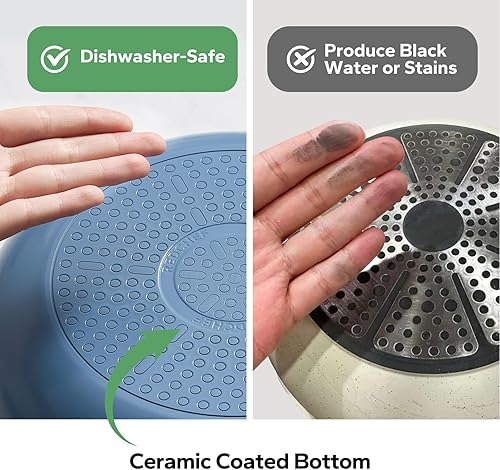 Miniatura 3 de Redchef Sartén antiadherente, sartenes antiadherentes de cerámica, sartén de cocina de 11 pulgadas con mango que se mantiene fresco, todas las