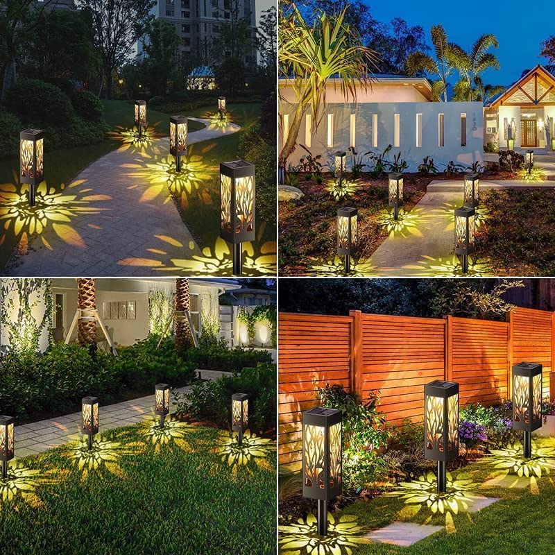 LETMY Black Low Voltage Solar Powered Integrated LED Pathway Light Pack & Reviews